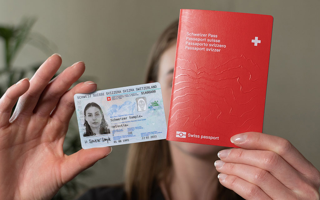 Schweizer Pass und Identitätskarte